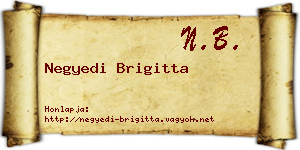 Negyedi Brigitta névjegykártya